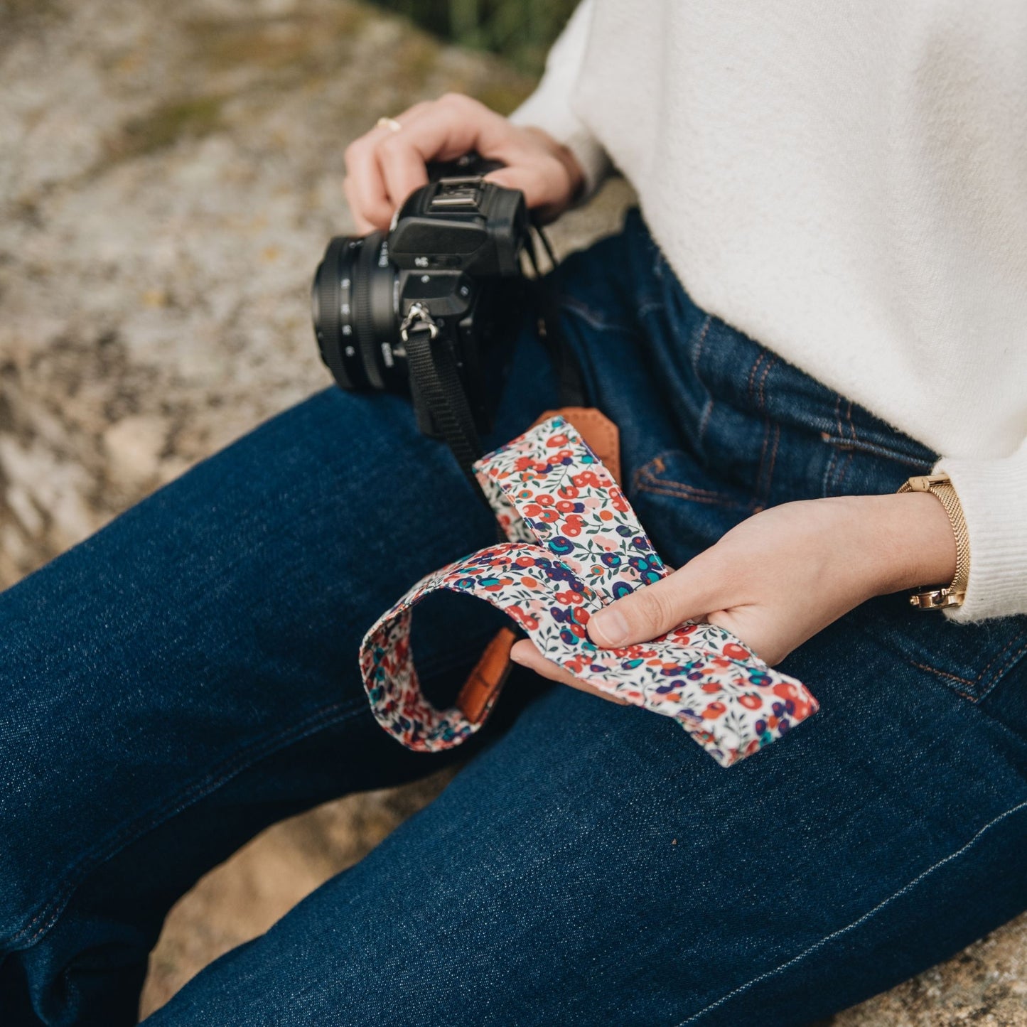 SANGLE DE COU POUR APPAREIL PHOTO CAPRI
