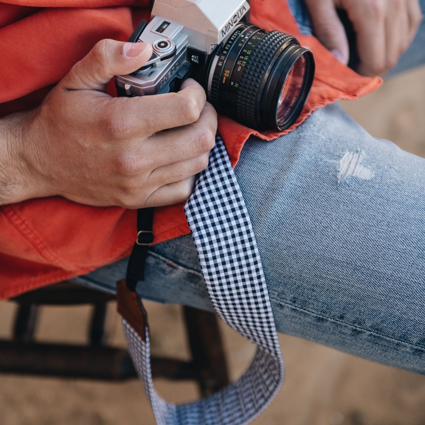 SANGLE DE COU POUR APPAREIL PHOTO BARCELONE