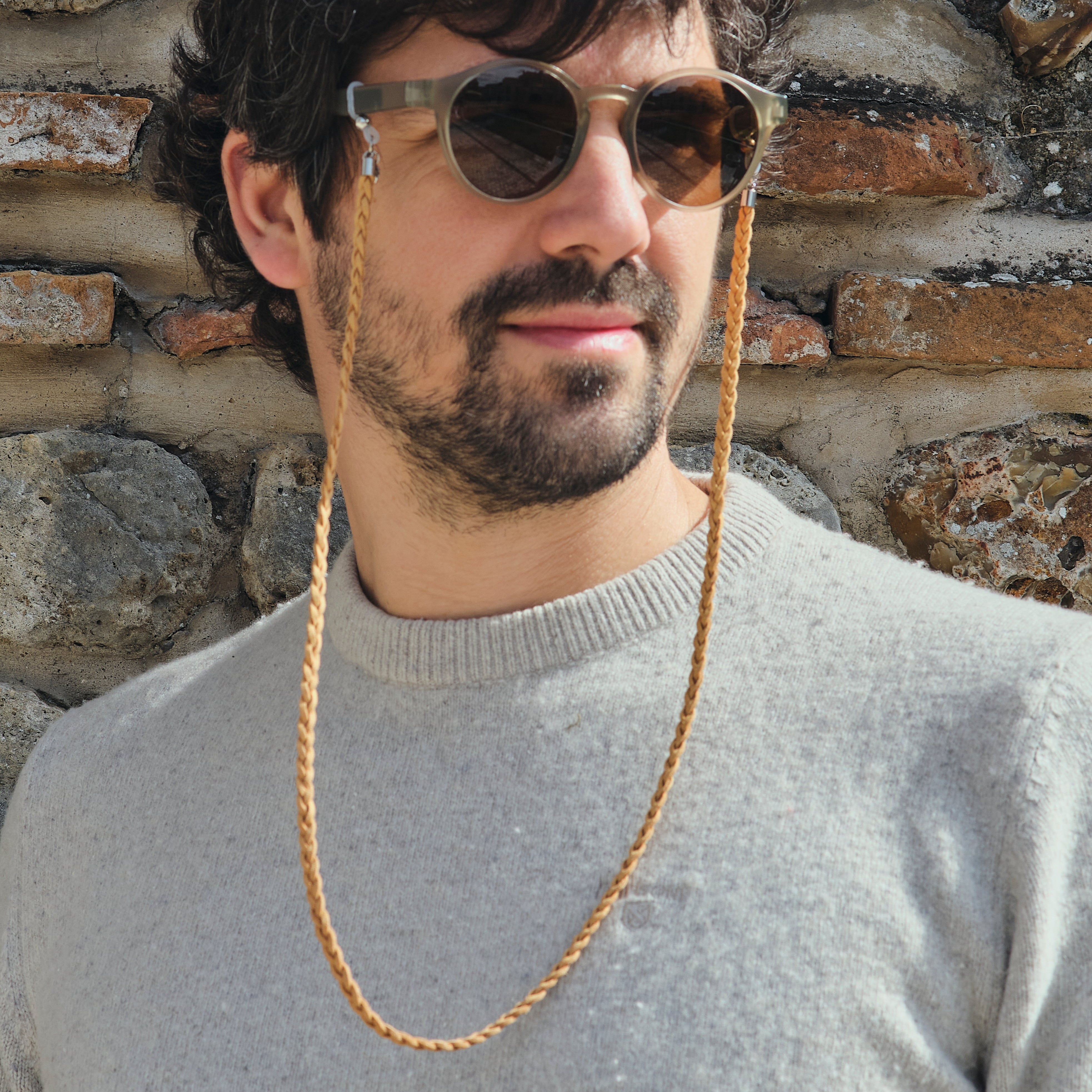 CORDONS LUNETTES TRENDY BEIGE