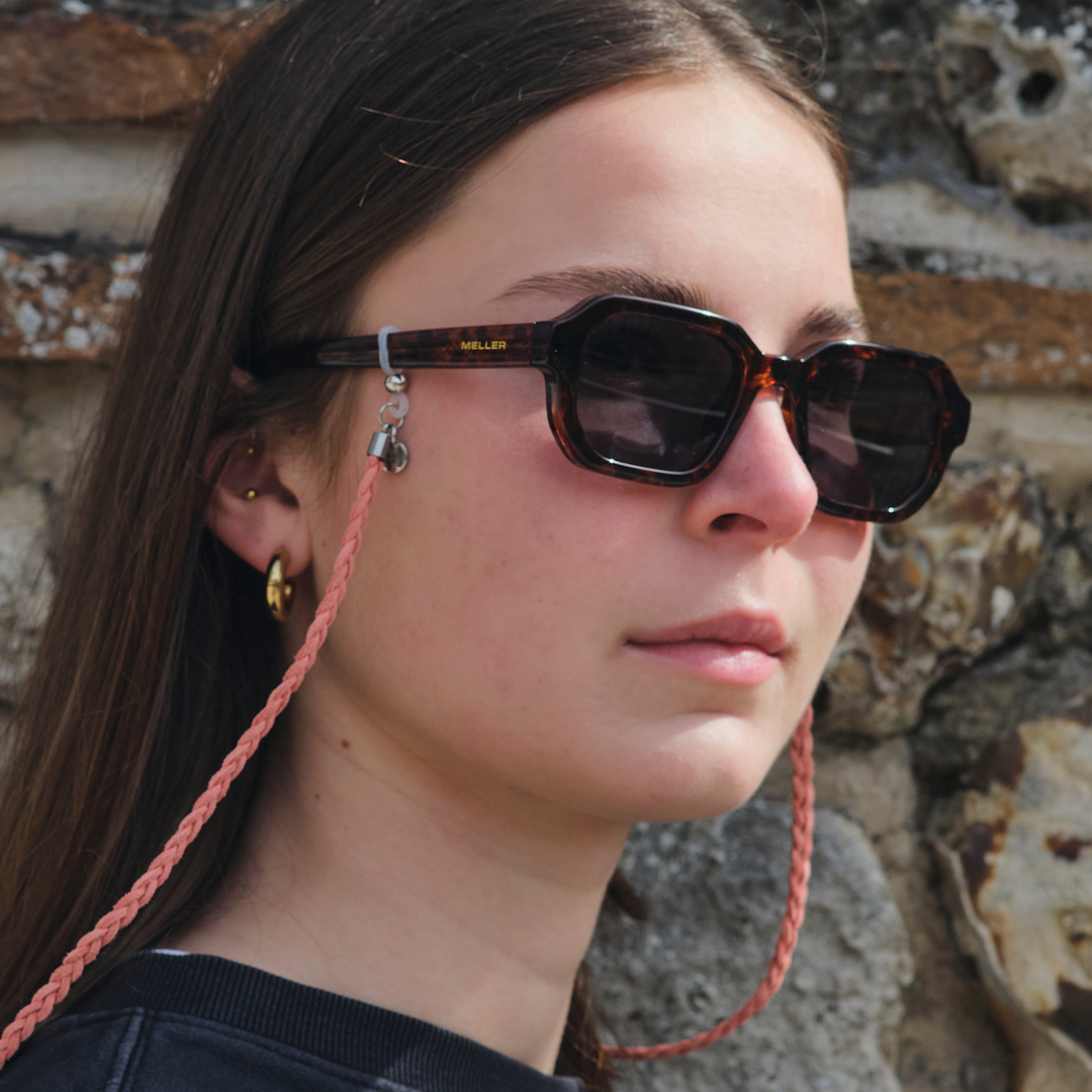 CORDONS LUNETTES TRENDY ROSE CLAIR