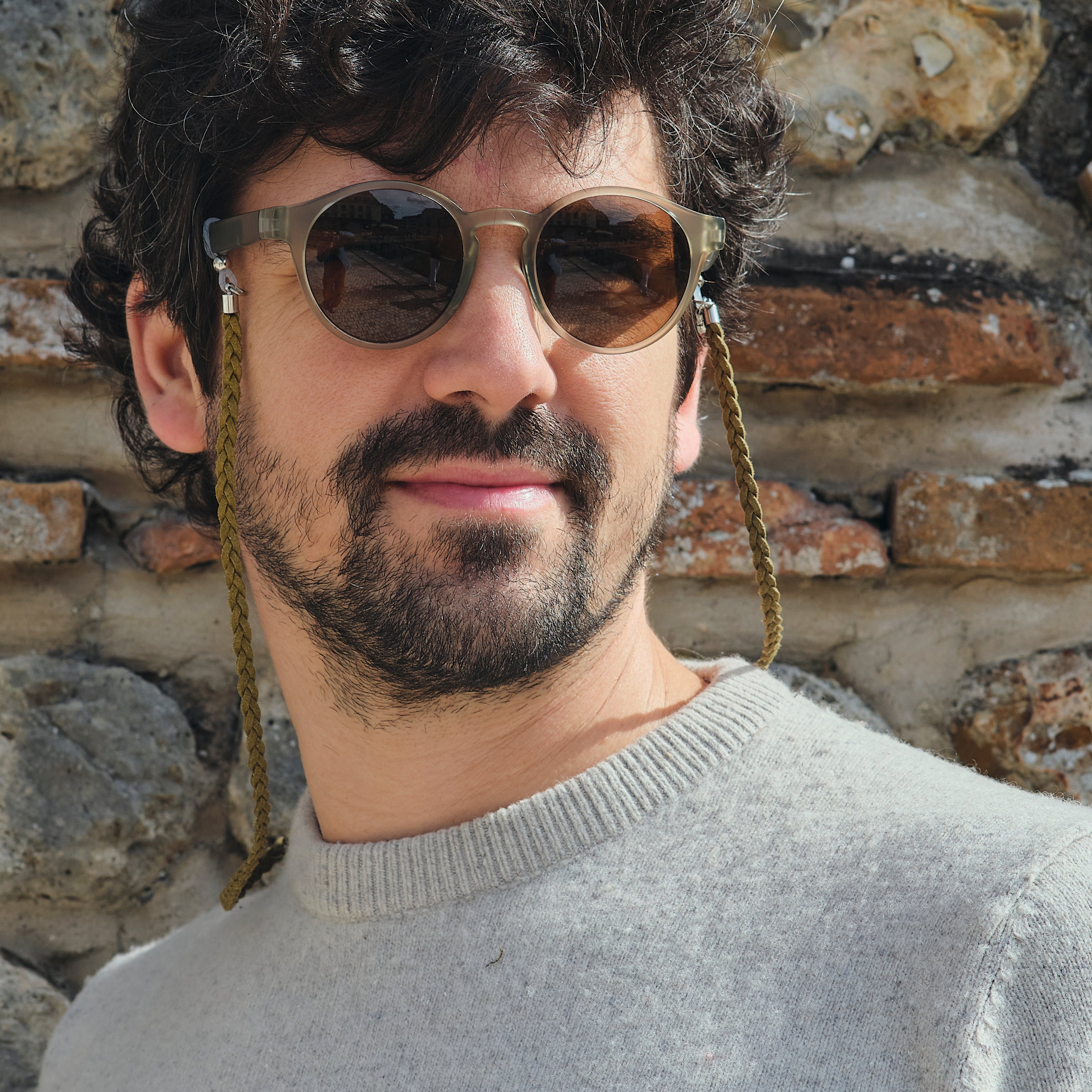 CORDONS LUNETTES TRENDY VERT OLIVE