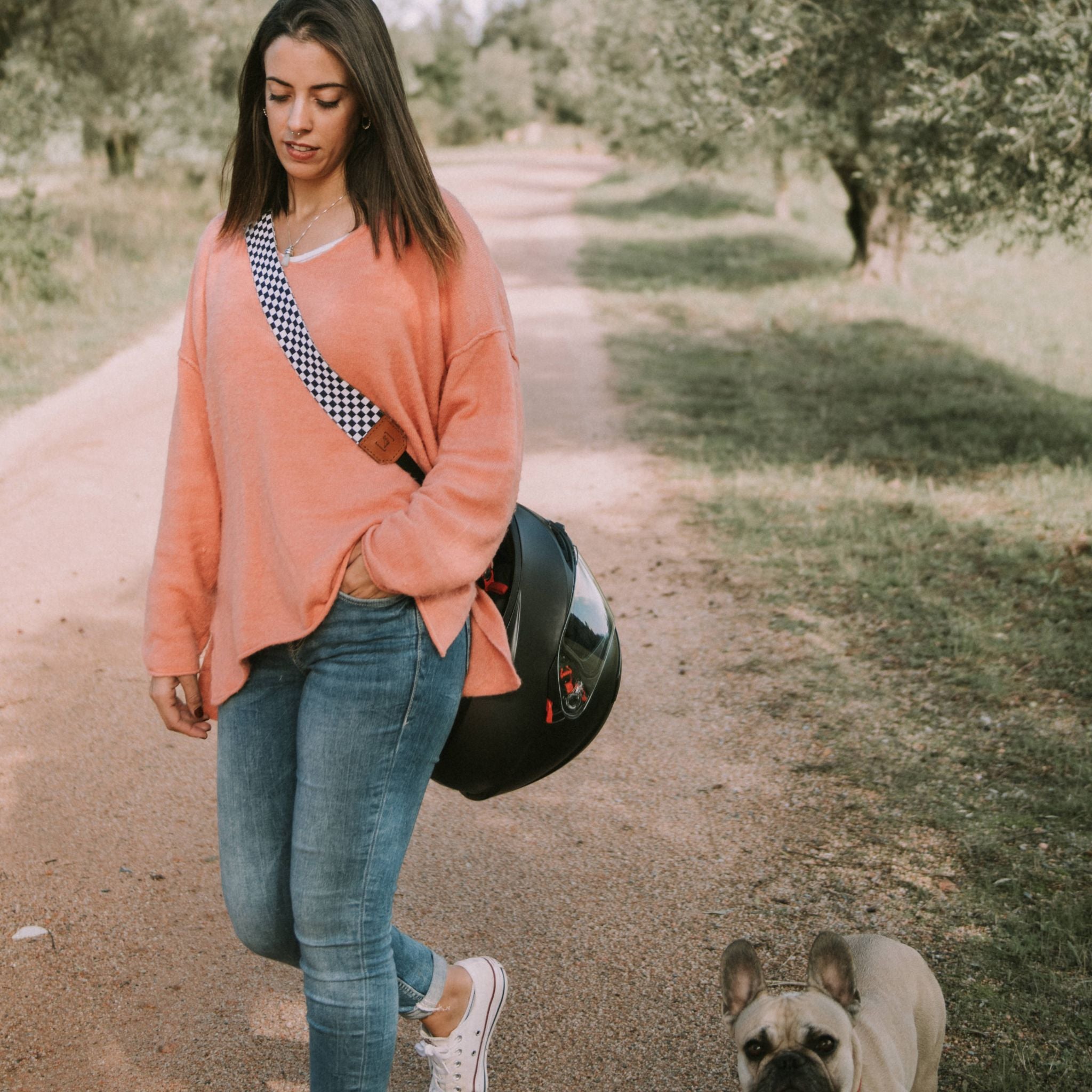 SANGLE CASQUE MOTO REX